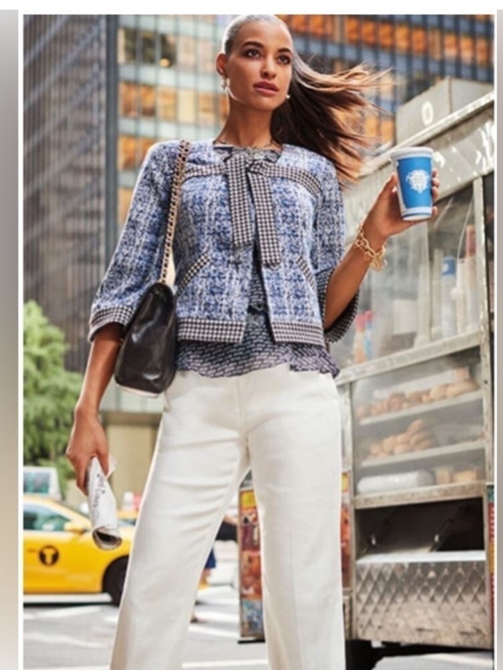 CAbi Blue Reina Club 21 jacket